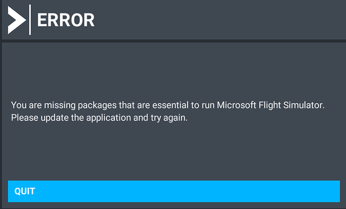 missing packages