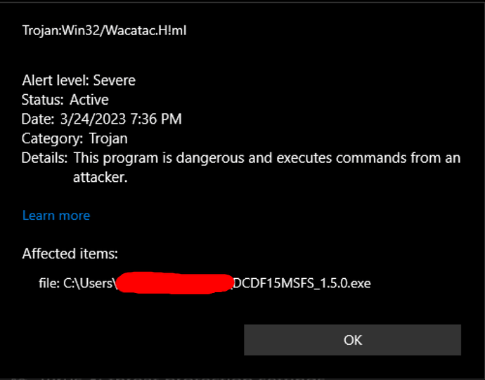 vwarning