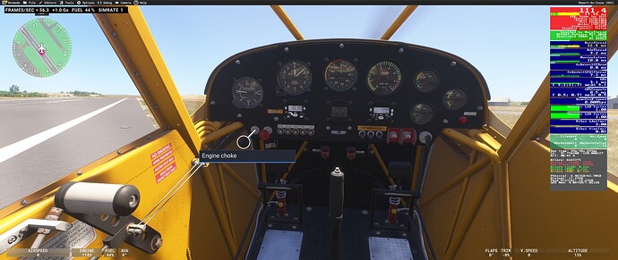 Zlin Av Savage Cub-- Choke Knob