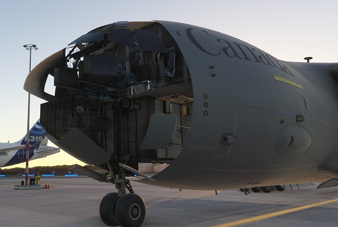 C17 after landing walkaround