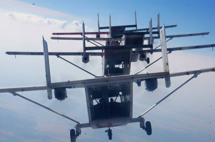 skyvan in for landing