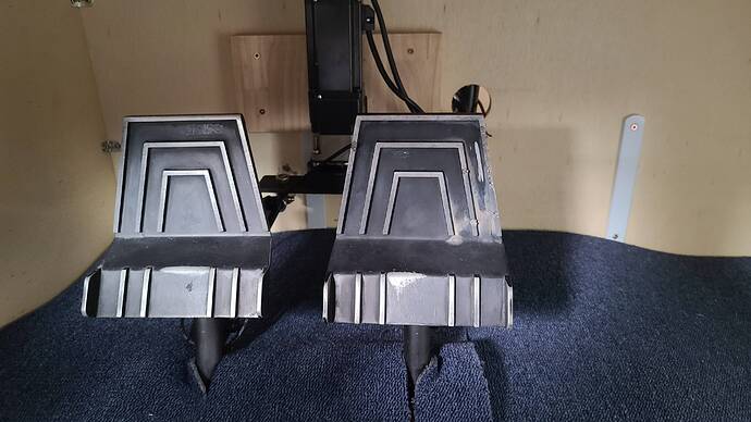 DIY Force Feedback Rudder pedals