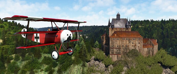 Fokker DRI-Kriebstein Castle