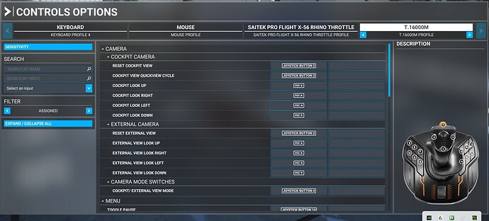 ControlOptions4 T16000 Orion5000