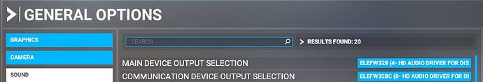 Sound Repro - MSFS will not change audio device D