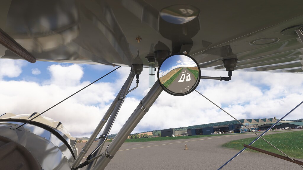 Mirror, mirror on the wing, when did you start to see a thing ...