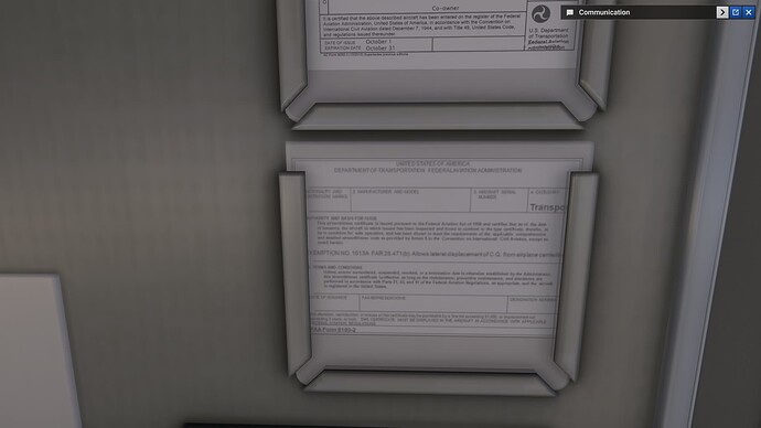 Boeing 747 - Signage 3