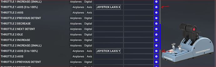 A320FBW Quadrand thrust settings 1