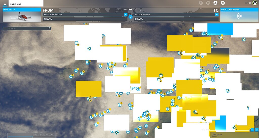 Labels blanks in world map - Hardware & Peripherals - Microsoft Flight ...