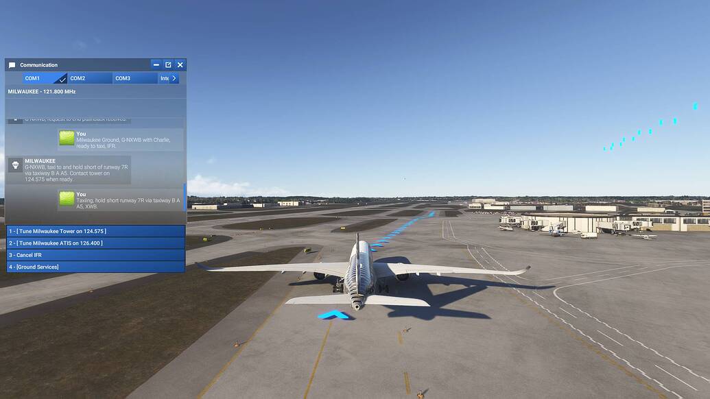 Taxi Ribbon and Flight Path - User Interface & Activities - Microsoft ...