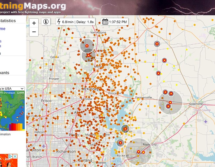 Lightening map