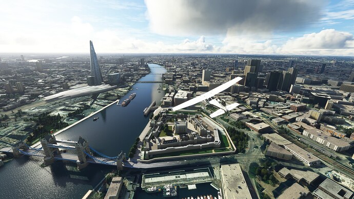 Ldn MSFS Day PG off, Bing on