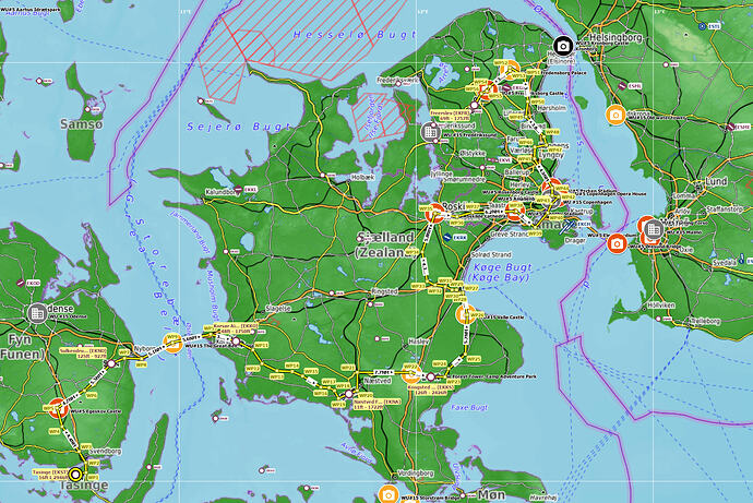 VFR Tasinge (EKST) to Freerslev (EKFR)