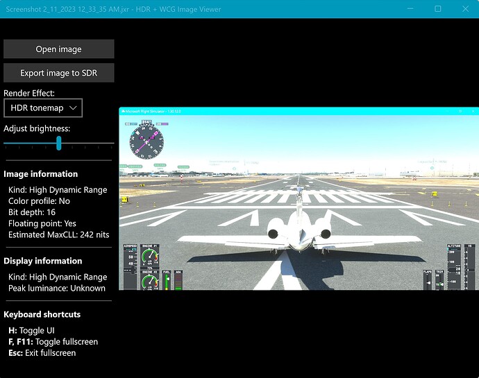 HDR Screenshot