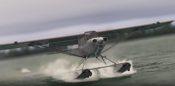 XCUB landing into stormy waters photo 4