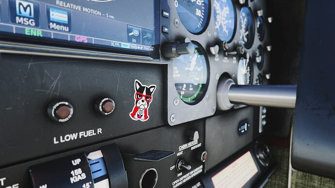 C310 Dog Sticker DoF