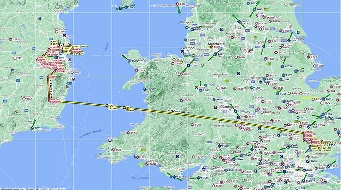 VF043 IFR EGSS Stansted to EIDW Dublin Intl