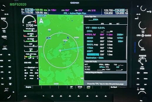 In MSFS202o ILS frequency IS automatically loaded into NAV when activating approach
