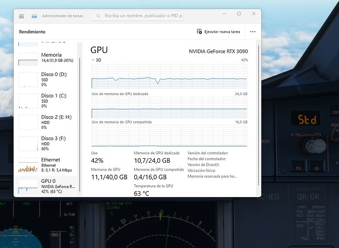 gpu 42 % estable