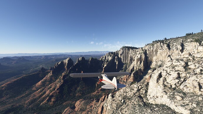 Flagstaff (KFLG) to Clark Meml (KCMR) Red Rock Secret Mountain Wilderness