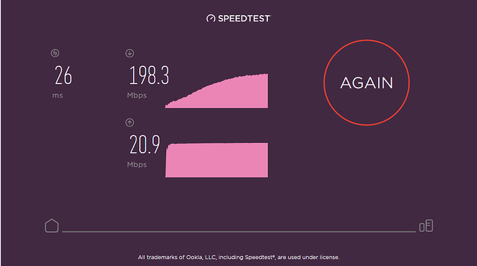 Virgin speedtest