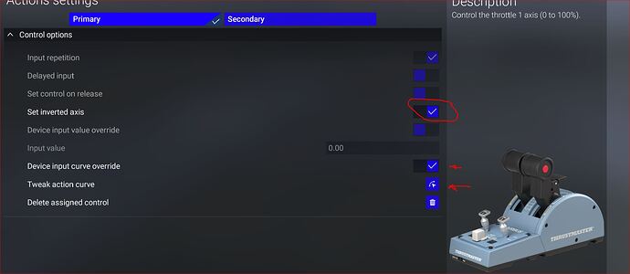 A320FBW Quadrant thrust settings 2
