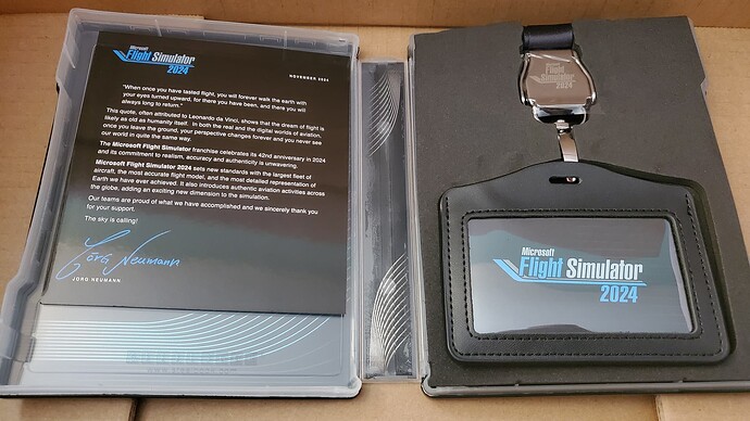 Interior with "ANSWER THE CALL" page turned over and luggage tag