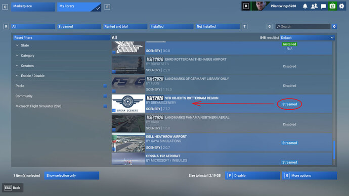Its streamed now
