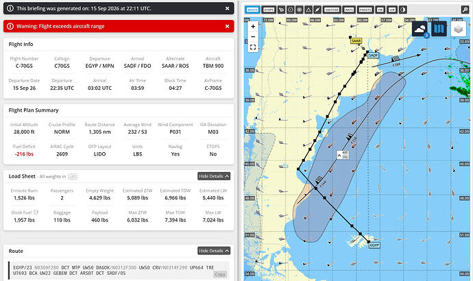Leg 14D - EGYP to SADF - 01 Plan