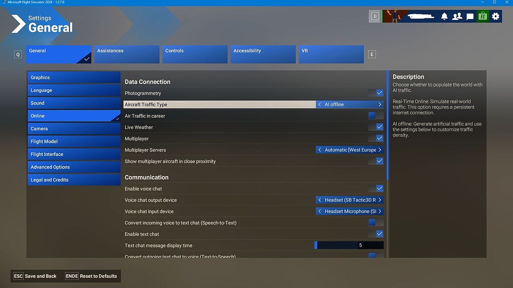 AI offline? - User Interface & Activities - Microsoft Flight Simulator ...