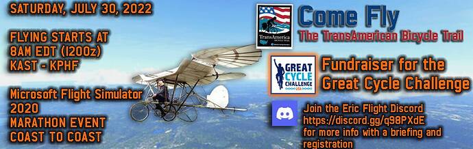 TransAmerican Bike Event Banner trans