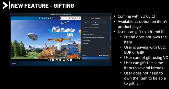 Gifting in SU5.1