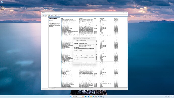 Oculus VR runtime service
