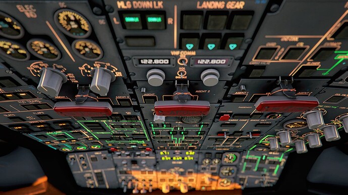A310 Overhead Fire Handles DoF