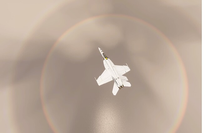F-18 Mexico Storm Rainbow 2000 AGL