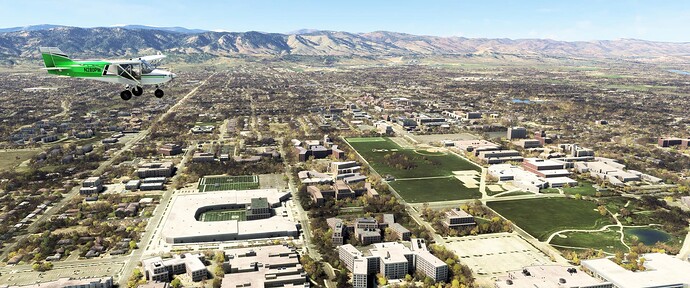 FoCo Over CSU Stadium