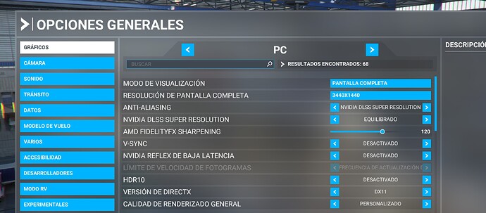 Opciones generales 1