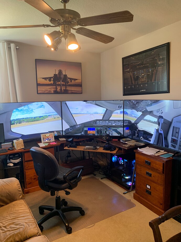 ManCaveTripleMonitors