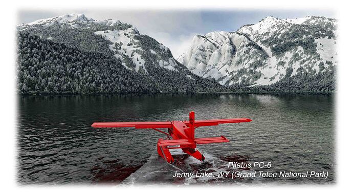 Pilatus PC6 Jenny Lake a