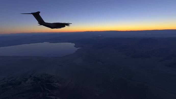 Nevada - Indian Springs AF (KINS) to China Lake NAWS (KNID) 1