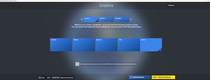Page 3 at startup