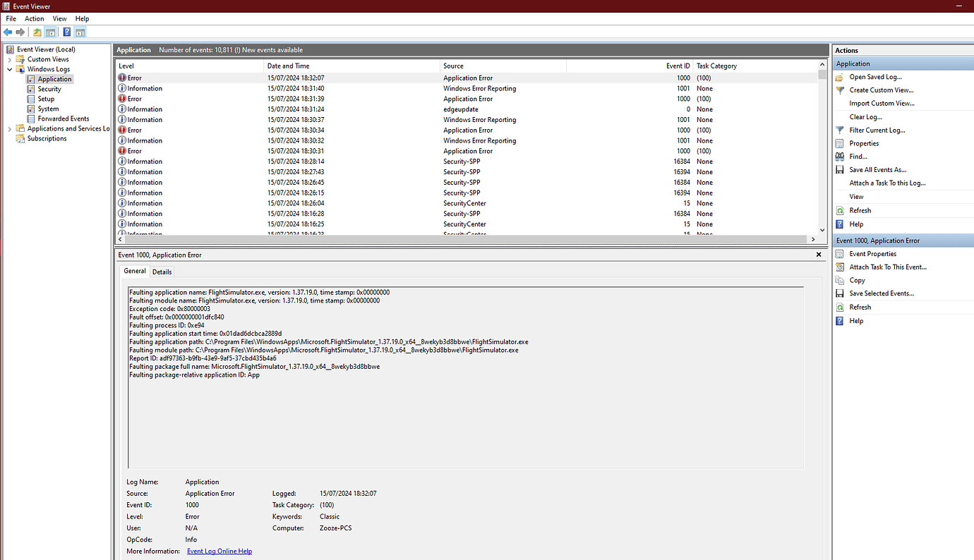 CTD at startup - Crashes (CTDs) - Microsoft Flight Simulator Forums