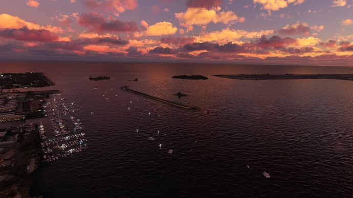 Ke'ehi Boat Harbor, Honolulu - Daniel K. Inouye International Airport in the background