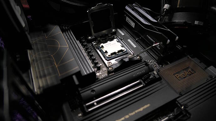 CPU AMD Ryzen 9 7900X3D Install 3