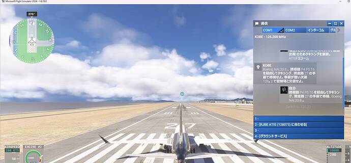 RJBE KOBE  ATC BUG  NO TGROUND NO VFR DEPART DISPLAY
