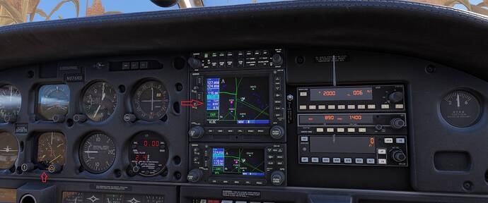 TOY VOR close by PA28