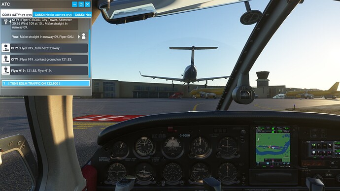 Hovering plane at Londob City