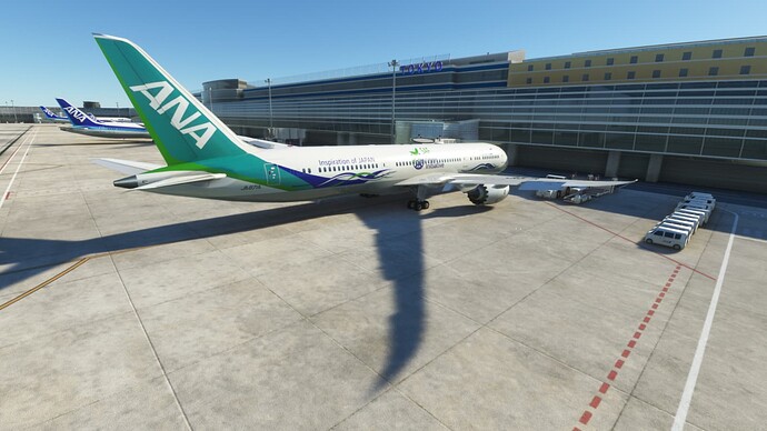 Drooping flaperon and ailerons 789 AIG