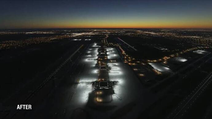 Airport Night Lighting 1