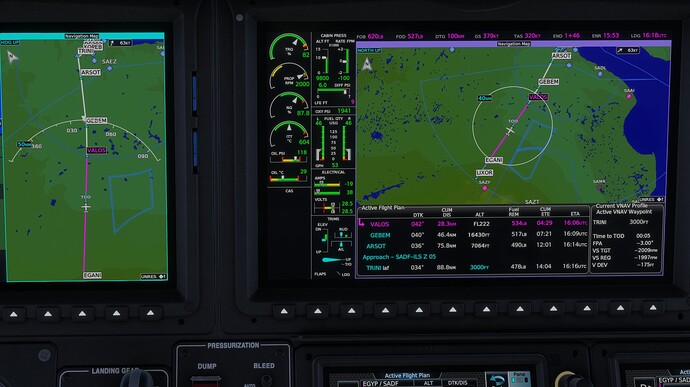 Leg 14D - EGYP to SADF - 19 fuel management